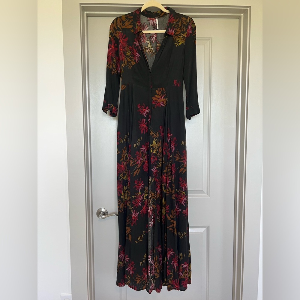 Free People Floral Maxi Dress